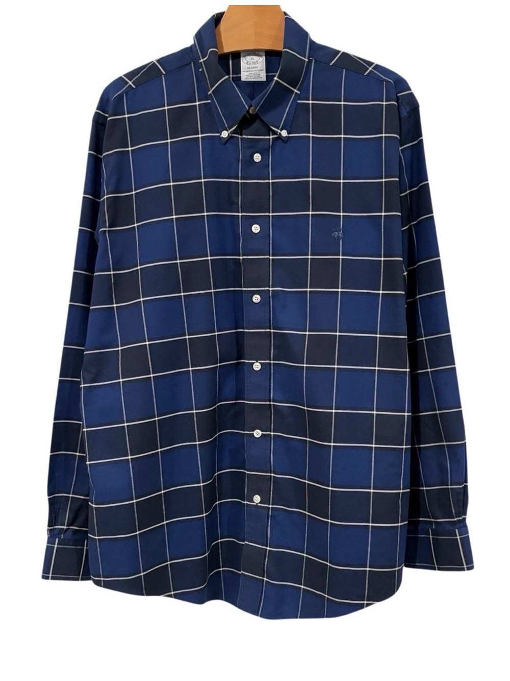Brooks Brothers Regent XL Navy Long Sleeve Shirt